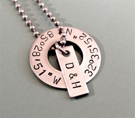 latitude longitude jewelry